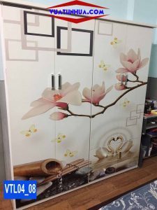 tủ nhựa 4 cánh in 3D VTL04_08