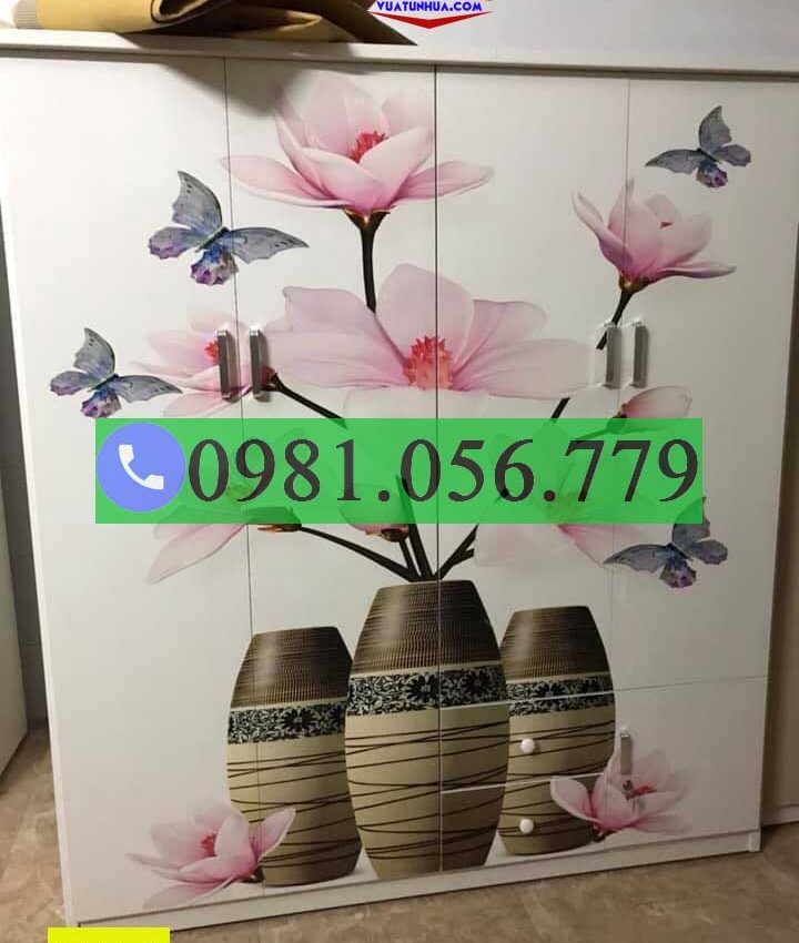 Tủ nhựa in 3D 4 cánh 2 buồng VTL04_10