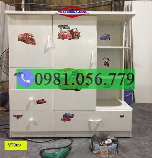 tủ nhựa quần áo cho trẻ em VTB09