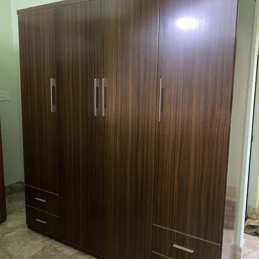 tủ nhựa đựng quần áo 4 cánh VTL04_14 nét