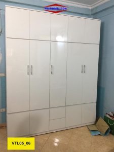 tủ nhựa quần áo 5 cánh kịch trần VTL05_06