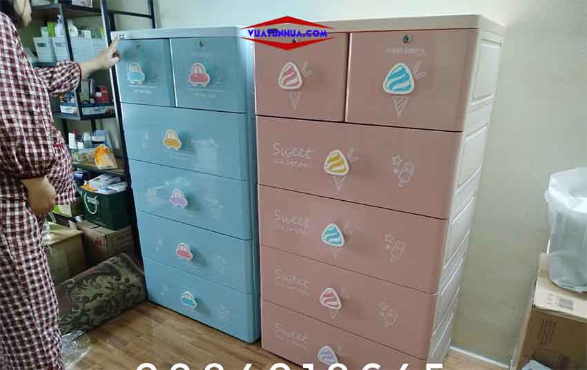 tủ nhựa quần áo trẻ em kiểu hiện đại