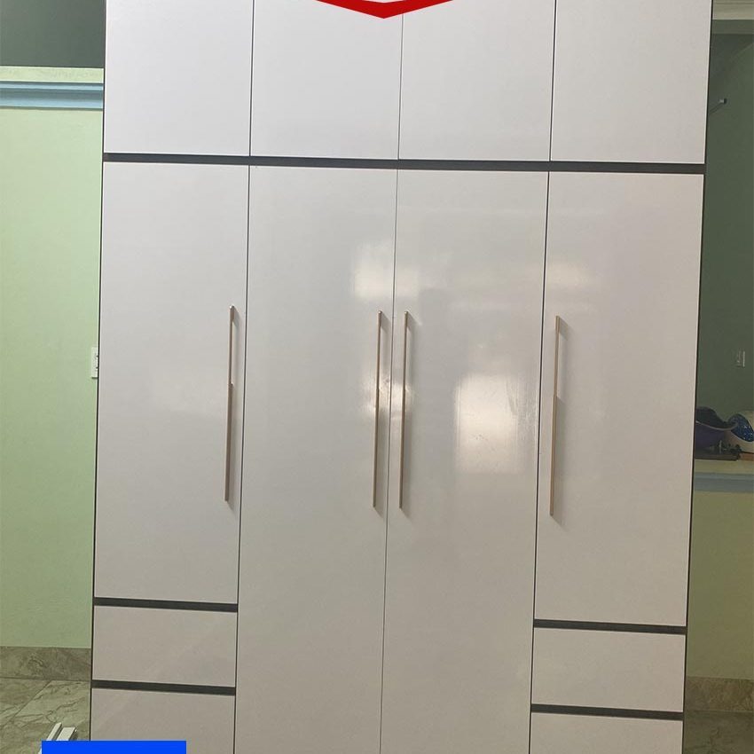 tủ nhựa quần áo 4 cánh cao cấp kịch trần TCC16
