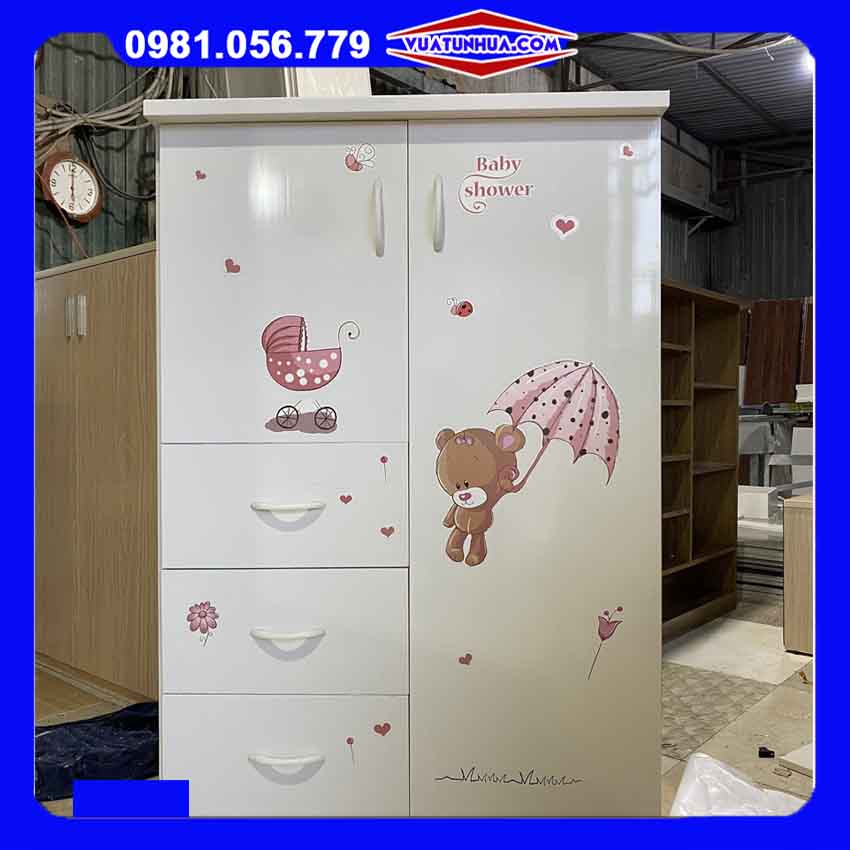 Nên mua tủ nhựa cho bé loại nào