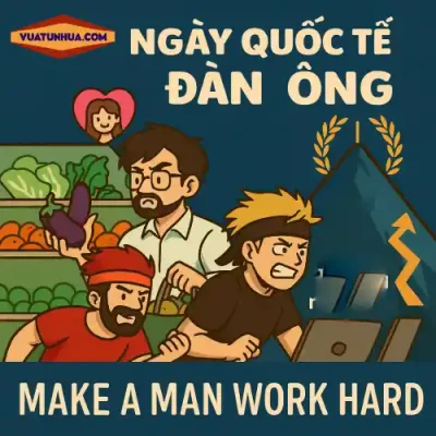lời chúc Ngày Quốc tế đàn ông hài hước ngắn